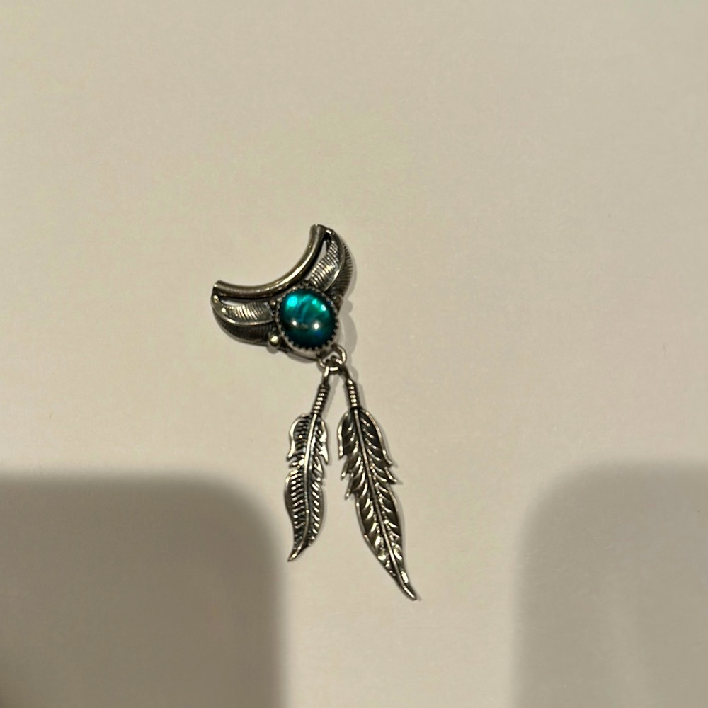 Navajo sterling silver by Circle J.W. Pendant